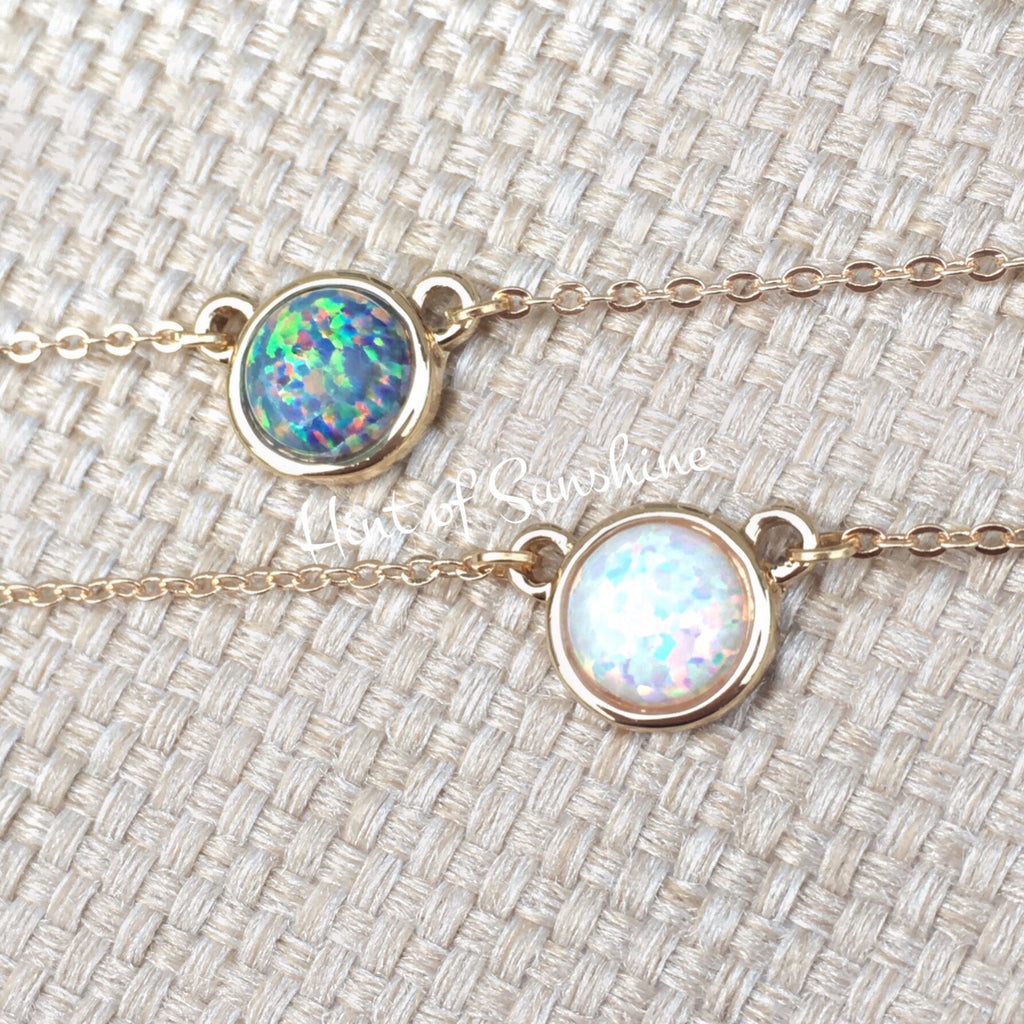 Sydney Opal Necklace - Gold