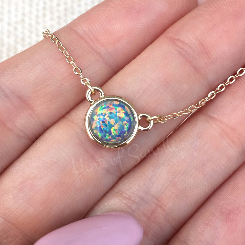 Sydney Opal Necklace - Gold