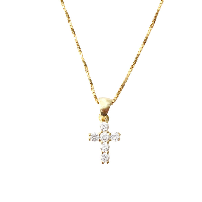Luxe Mini Cross Necklace