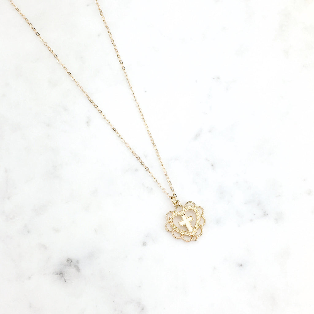 Vintage Heart Necklace