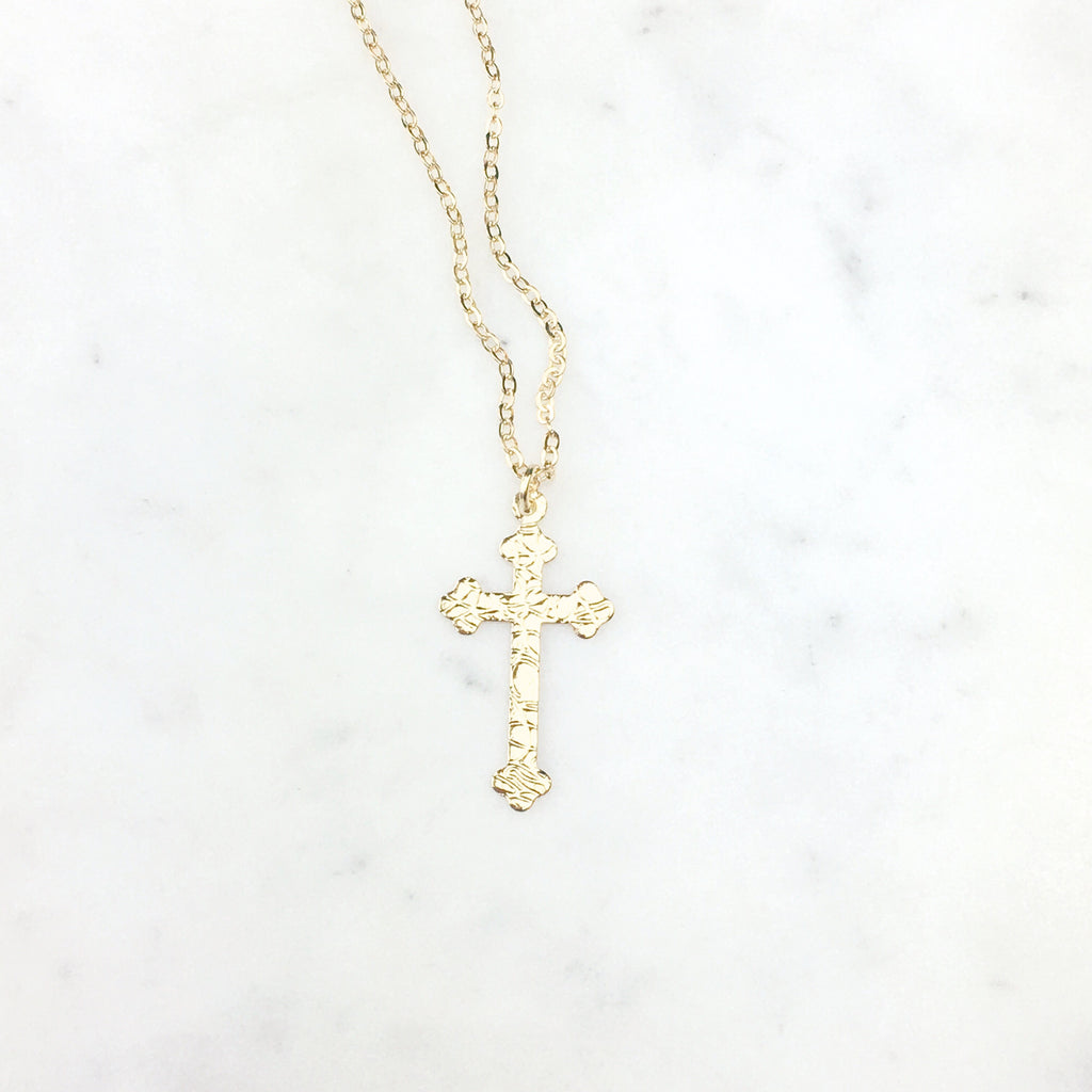 Ivy Cross Necklace