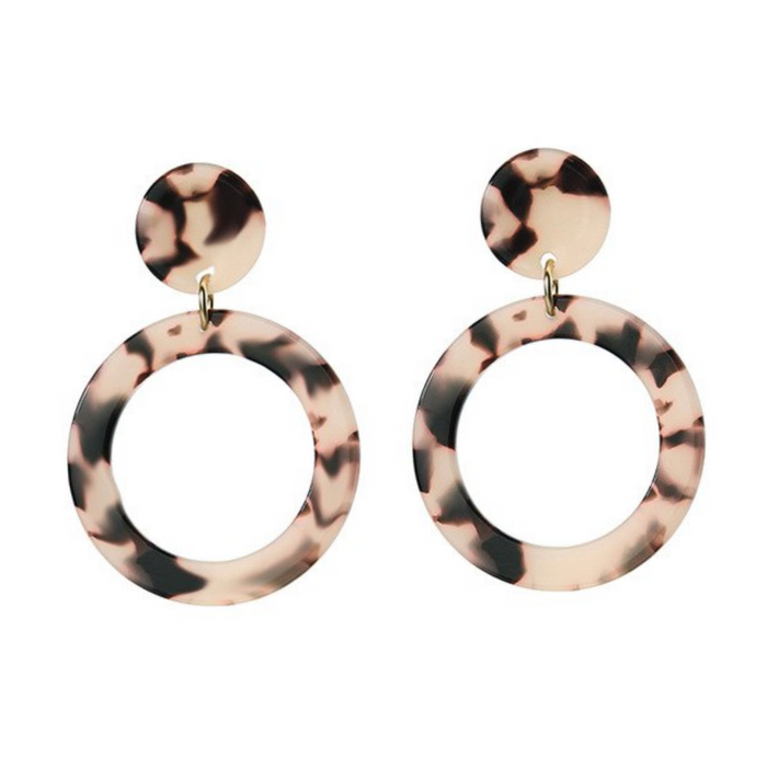 Melinda Tortoise Shell Earrings